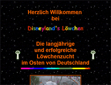 Tablet Screenshot of disneylands-loewchen.com